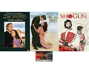 Richard Chamberlain Complete Epic Mini Series Triple Feature Shogun & The Thorn Birds w/The Missing Years Includes Glossy Print Movie Set Camera Art Card