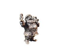 Richard Cooper 2088 Father Christmas Santa Claus Solid Bronze Figure Statue Sculpture - 3.5 x 3.5 x 2.5 cm