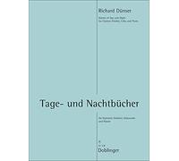 Richard Dünser Tage and Nightbook Clarinet Cello and Piano SET