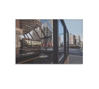 Richard Estes Poster Bagel Nosh Canvas Famous Paintings, Wall Art Posters, Decorative Hanging Pictures Artworks Picture Print Poster Wall Art Painting Canvas Decor Home Posters 16x24inch(40x60cm)