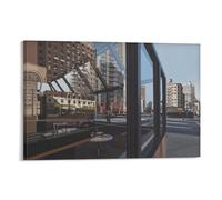 Richard Estes Poster Bagel Nosh Canvas Famous Paintings, Wall Art Posters, Decorative Hanging Pictures Wall Art Picture Painting Poster Canvas Print Posters Artworks Room Decor 24x36inch(60x90cm)