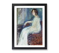 Richard Gerstl Henryka Cohn Classic Painting Framed Print | A3 Black Framed Wall Art | Ready to Hang | Classic Historical Picture | Living Room Bedroom Lounge Office