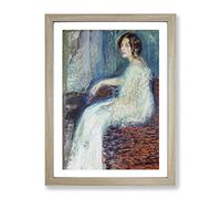 Richard Gerstl Henryka Cohn Classic Painting Framed Print | A3 Oak Framed Wall Art | Ready to Hang | Classic Historical Picture | Living Room Bedroom Lounge Office