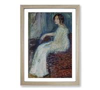 Richard Gerstl Henryka Cohn Framed Print | A2 Oak Framed Wall Art | Ready to Hang | Modern Nature Picture | Living Room Bedroom Lounge Office