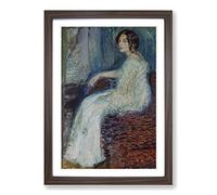 Richard Gerstl Henryka Cohn Framed Print | A2 Walnut Framed Wall Art | Ready to Hang | Modern Nature Picture | Living Room Bedroom Lounge Office