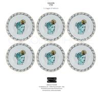 Richard Ginori - Il Viaggio di Nettuno - 6 Soup Plates White Ø Cm 24/In 9.44