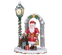 Richard Glässer Seiffen Hubrig Winter Children - Santa Claus, Electrically Illuminated - 110h4601