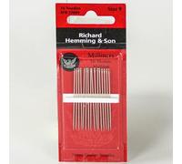 Richard Hemming Crewel Needles Size 3/9 - Hand Sewing & Embroidery Needles - Sharp Point Straw Needles - 15 Pack (12 Boxes)