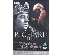 RICHARD III, FULL DVD, BBC Shakespeare, Ron Cook - NEW- Zoe Wannamaker, Jesson