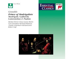 Richard Levitt Gesualdo: Madrigals; Galliards; Canzonettas; Psa (CD) (US IMPORT)