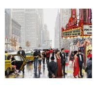 Richard Macneil New York Theatre Canvas Print Multicoloured (30Cm X 40Cm)