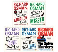 Richard Osman 5 Books Collection Set - Thursday Murder Club Mysteries and We Solve Murders Series