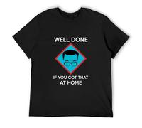 Richard Osman's Well Done If You Got That at Home O-Neck 100% Cotton Short Sleeve Unisex T-Shirt M Black