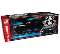 1:18 Car World 2016 Ford Mustang GT 5.0 Coupe Petty's Garage Black/Blue