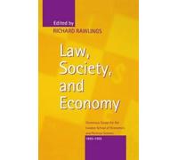 Richard Rawlings Law, Society, and Economy (Hardback)