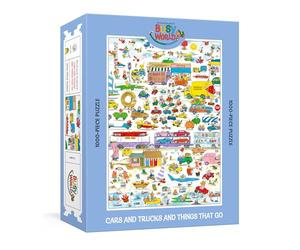 Richard Scarry's Cars and Trucks and Things That Go: A Nostalgic Jigsaw Puzzle Inspired by the Timeless Classic: Jigsaw Puzzles for Adults, 1000-piece Puzzle