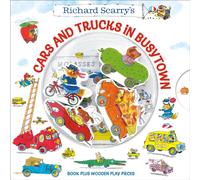 Richard Scarry's Cars and Trucks in Busytown : Book Plus Wooden Play Pieces