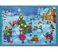 Richard Sellmer Advent Calendar "Let`s Build a Snowman": Papier-Adventskalender