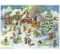 Richard Sellmer Advent Calendar Ski Hut Paper Advent Calendar: Papier-Adventskalender