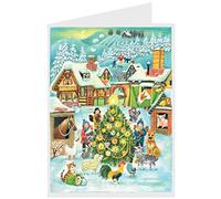 Richard Sellmer Verlag Postcard Advent Calendar Christmas on the farm