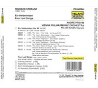 RICHARD STRAUSS: EIN HELDENLEBEN; VIER LETZTE LIEDER NEW CD