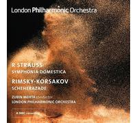 Mehta, Zubin - R Strauss: Symphonia Domestica/Rimsky-Korsakov: Scheherazade