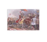 Richard The Third at Bosworth By John Atkinson Grimshaw Wall Art Prints posters23 Decorative Painting Canvas Wall Art Living Room Bedroom 20x30inch(50x75cm)