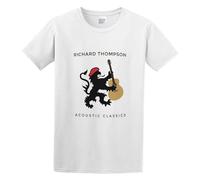 Richard Thompson Acoustic S Men Adult Short Sleeve White XL