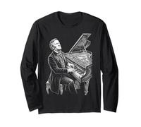 Richard Wagner Composser Pianist Long Sleeve T-Shirt