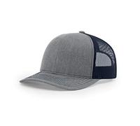 Richardson. Heather Grey/ Navy. Adjustable. 112. 00739845178482