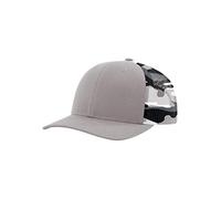 Richardson Mens Printed Mesh-Back Trucker Cap (112PM) -Grey/Grey -One Size