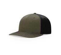 Richardson Mens Twill Back Trucker Cap (312) -Loden/Blac -Adjustable