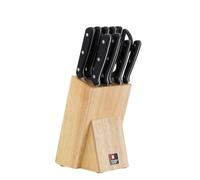 Richardson Sheffield Cucina Kitchen Knife Set with Block, 10 Pieces - Wood