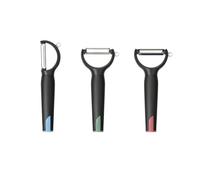Richardson Sheffield Multi Functional Vegetable Peeler Set, 3-Piece - Black