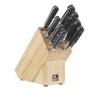 Richardson Sheffield V Sabatier 9pc Block, stainless_steel, Black, 9 Piece Knife