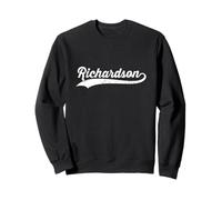 Richardson Texas Vintage Cursive US City Name Retro Sports Sweatshirt