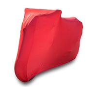 Richbrook, Super Soft, Stretchy & Strong Indoor Motorcycle Cover Compatible with Honda Motorbikes - Red