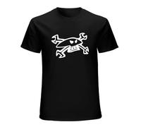 RICHCOLORS Guy Martin Isle Man Tt Skull and Spanners Motorbike Mens S Kids T-Shirt (Black L)