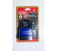 RICHDOOR World Class Padlock Set, 55mm Security Lock with Keys, Anti-Theft Design (Blue)