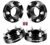 Richeer 6x135mm Wheel Spacer for 2004-2014 F150 2003-2014 Expedition Navigator 2009-2014 Lobo, 4 PCS 1.25 inch Hub Centric 6 Lug 6x135 Wheel Spacer with 14x2 Studs & 87.1mm Center Bore