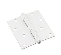 Richelieu Hardware - 822WB - Box of 2-11 inches Mortise Butt Hinges - White Finish - Door Hinges