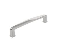 RICHELIEU Hardware BP810128195 Charlemagne Collection 5 1/32 in (128 mm) Center Brushed Nickel Transitional Cabinet Pull