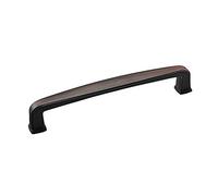 Richelieu Hardware BP810128BORB Charlemagne Collection 5 1/32 in (128 mm) Center Brushed Oil-Rubbed Bronze Transitional Cabinet Pull