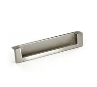 Richelieu Hardware BP897128195 Center Contemporary Metal Recessed Pull, 5.03", Brushed Nickel
