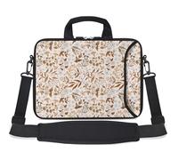 RICHEN 14 15 15.4 15.6 inch Laptop Shoulder Bag Messenger Bag Notebook Handle Sleeve Neoprene Carrying Case with Accessories Pocket (14-15.6 inch, Sicilian Flowers)