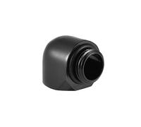 Richer-R G1/4 Thread Fitting Adapter, 2 pcs 90 Degree Fitting Adapter G1/4 Thread for PC Water Cooling System(Male to Female)