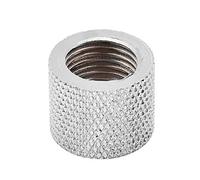 Richer-R G1/4 Thread Fitting Adapter,2 pcs Female To Female G1/4 Threaded Fitting Extender For PC Liquid Cooling