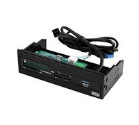Richer-R PC Internal Card Reader, Multi-Function Super Speed PC Front Panel Card Reader,USB 3.0 Port M2 SD MS XD CF TF Card Dashboard Front Panel