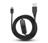 Richer-R Power Cable for,Micro USB Power Charging Cable with ON/OFF Switch for 3/2 / B/B+ / A