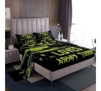 richhome Army Tank Bed Sheets Set Single Size Kids Green Tank Fitted Sheet with Deep Pocket for Boys Girls Teens Military Army Bedding Set Breathable Tank Lover's Gift Bedroom Decor Bedclothes